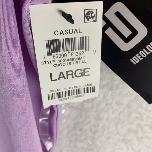 Ideology Tank Women's Large Crocus Petal Stretch Scoop Neck Pullover 7706 - Picture 5 of 8